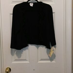 Oh baby black light weight Cardigan Sz L